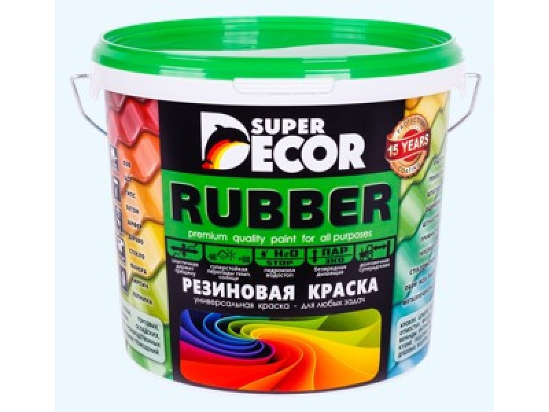 Краска резиновая Super Decor №15 оргтехника 6 кг