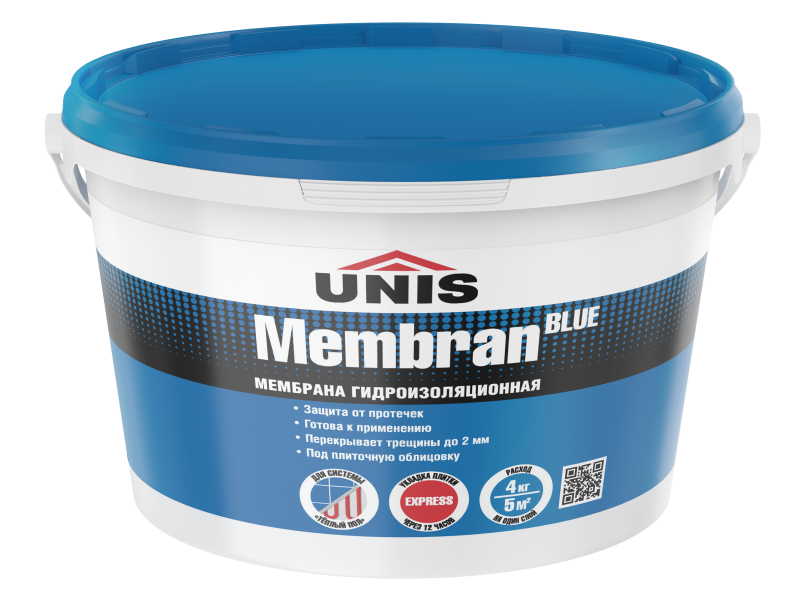 Мембрана гидроизоляционная BlueMembran 4 кг