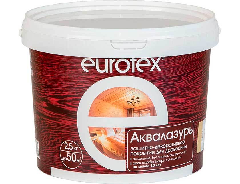 Деревозащитное средство Eurotex Олива, 2.5кг