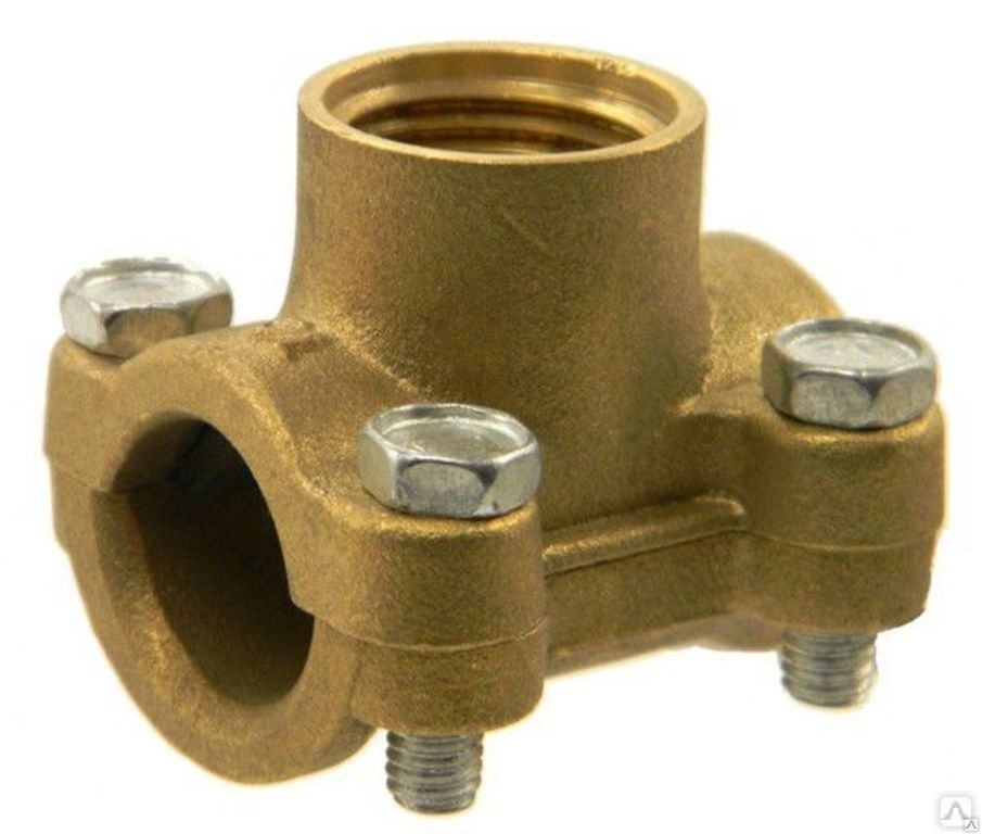Хомут отводной 3/4" (4 болта)