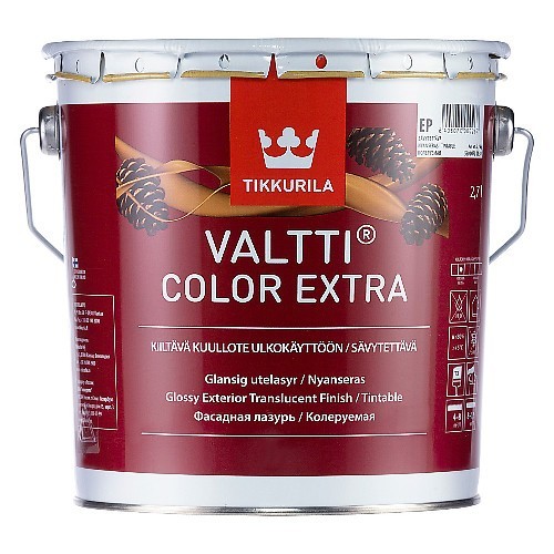 Фасадная лазурь на масляной основе Valtti Color Extra 2,7 л Tikkivala (Tikkurila)