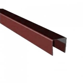 Планка заборная для профнастила С20 2 м RAL3005 красная