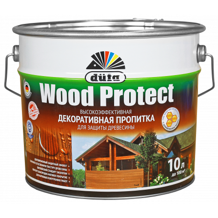 Антисептик Dufa Wood Protect белый 9 л
