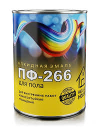 Эмаль ПФ-266 красно-коричневая HELLES HAUS 0,8 кг