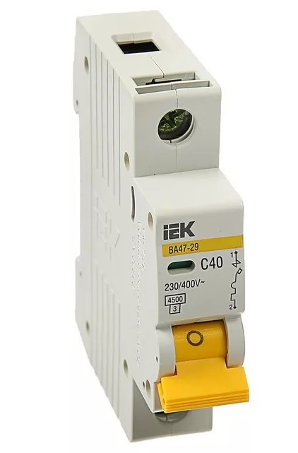 Автоматический выключатель 1P 40A 4,5кА IEK