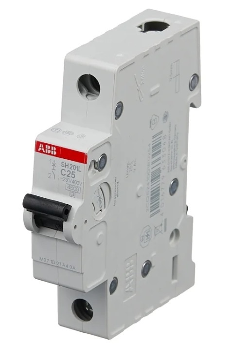 Автоматический выключатель 1P 25A 4,5кА ABB