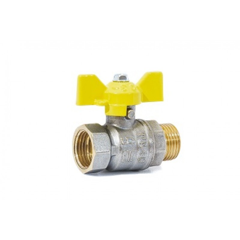 Кран Шаровой LD ВР-ВР 1/2" (бабочка) 