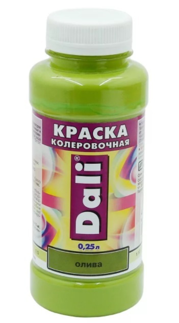 Краска колеровочная Dali олива 0,25 л