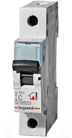 Автоматический выключатель 1P 63A 6,0кА LEGRAND