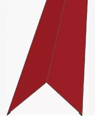 Конек 100х100 мм 2 м вишня 
