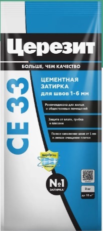 Затирка Церезит CE 33 13 антрацит 2 кг