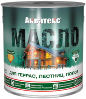 Масло для террас, лестниц, полов АКВАТЕКС 2,5 л