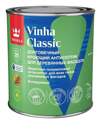 Антисептик кроющий Vinha база A 0,9 л Tikkivala (Tikkurila)