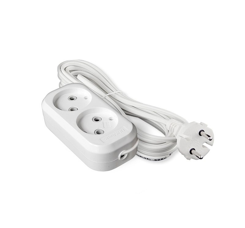 Удлинитель 2*3 м с/з ПВС 3*0,75 UNIVersal
