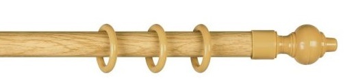 Карниз КАНТРИ + У шина 1,6  м ЯСНЫЙ ДУБ