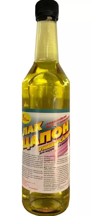 Лак Новбытхим "Цапон" универсальный бесцветный, 0.5л