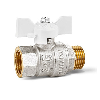 Кран Шаровой LD НР-ВР 1/2" (бабочка) 