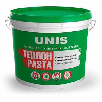 Шпатлевка полимерная финишная Unis Теплон Pasta 15 кг