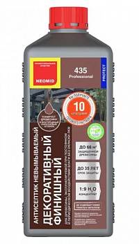 Антисептик невымываемый декоративный 435 орех NEOMID 1 кг