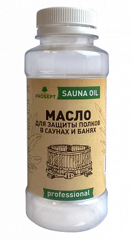 Масло для защиты полков в саунах и банях PROSEPT 0,25 л
