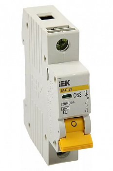 Автоматический выключатель 1P 63A 4,5кА IEK