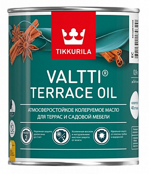 Масло для террас и садовой мебели Valtti Terrace Oil 9 л Tikkivala (Tikkurila)