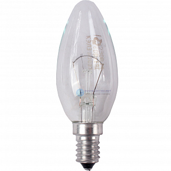 Лампа накал. 40 W  Е14 КОСМОС свеча