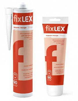 Клей  монтажный FIXLER белый 300 г тюбик