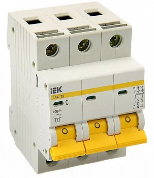 Автоматический выключатель 3P 10A 4,5кА IEK