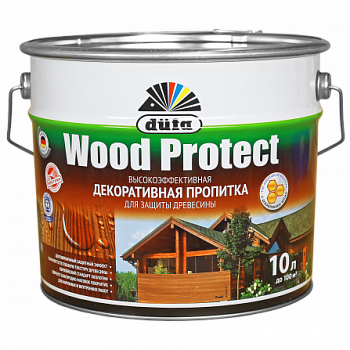 Антисептик Dufa Wood Protect белый 9 л