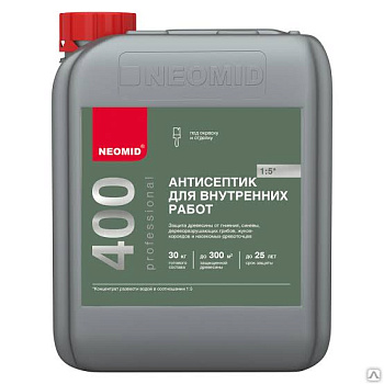 Антисептик для внутренних работ 400 NEOMID 5 кг