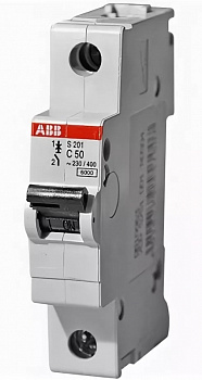 Автоматический выключатель 1P 50A 6,0кА ABB