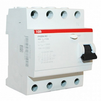 УЗО 4п 25A ABB