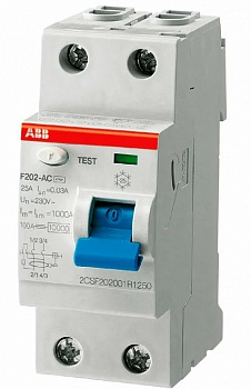 УЗО 2п 25A ABB 