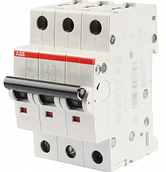 Автоматический выключатель 3P 10A 6,0кА ABB
