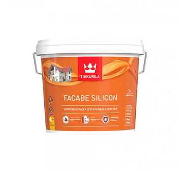 Краска фасадная Fasad Silicon база A 5 л Tikkivala (Tikkurila)