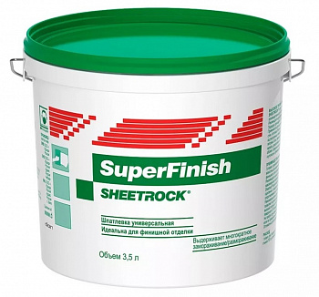 Шпатлевка универс. 17 л/28 кг финишная Sheetrock